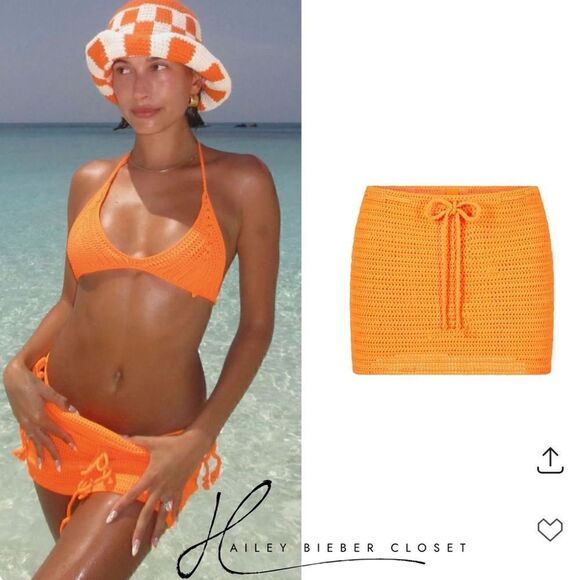 NWT SKIMS CROCHET SKIRT XL - Picture 2 of 9